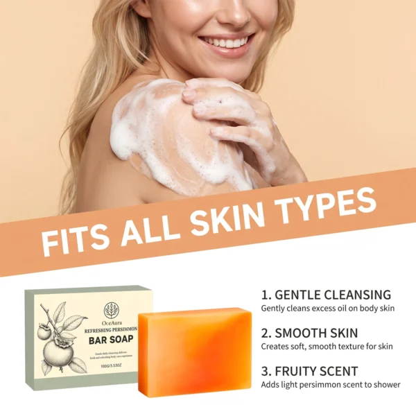 Moisturizing Persimmon Refreshing Soap Bar