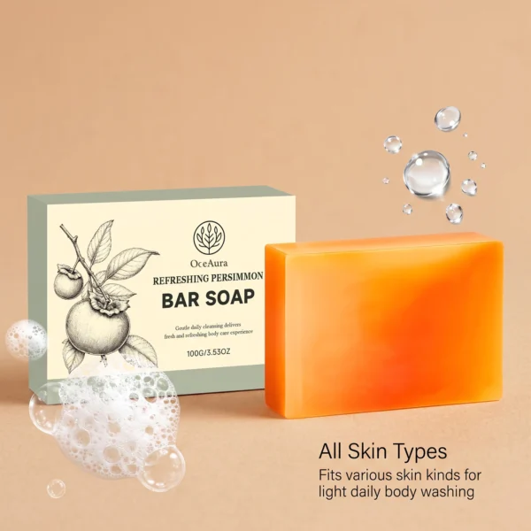 Moisturizing Persimmon Refreshing Soap Bar